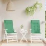 High back chair cushions 2 pcs Oxford fabric green by vidaXL, Cushions for chairs and sofas - Ref: Foro24-361889, Price: 30,1...