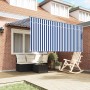 Toldo Retráctil Azul y 300 x 250 cm tela