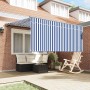 Toldo Retráctil Azul y 300 x 250 cm tela