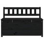 Banco de madera maciza de pino negro 110x41x76,5 cm de vidaXL, Bancos - Ref: Foro24-823558, Precio: 133,62 €, Descuento: %