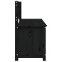 Banco de madera maciza de pino negro 110x41x76,5 cm de vidaXL, Bancos - Ref: Foro24-823558, Precio: 133,62 €, Descuento: %