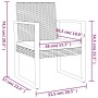 Gartenstuhl mit Kissen synthetisches Rattan schwarz von vidaXL, Gartenstühle - Ref: Foro24-362324, Preis: 74,89 €, Rabatt: %