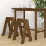 Stools 2 pcs solid honey brown pine wood 40x40x60 cm by vidaXL, Folding stools and chairs - Ref: Foro24-823667, Price: 38,27 ...
