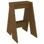 Stools 2 pcs solid honey brown pine wood 40x40x60 cm by vidaXL, Folding stools and chairs - Ref: Foro24-823667, Price: 38,27 ...