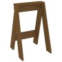 Hocker 2 Stück massives honigbraunes Kiefernholz 40x40x60 cm von vidaXL, Klapphocker und Stühle - Ref: Foro24-823667, Preis: ...