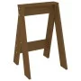 Stools 2 pcs solid honey brown pine wood 40x40x60 cm by vidaXL, Folding stools and chairs - Ref: Foro24-823667, Price: 38,27 ...