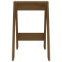 Hocker 2 Stück massives honigbraunes Kiefernholz 40x40x60 cm von vidaXL, Klapphocker und Stühle - Ref: Foro24-823667, Preis: ...