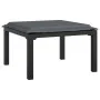 Garden footstool with black and gray synthetic rattan cushion by vidaXL, Modular outdoor sofas - Ref: Foro24-362799, Price: 5...