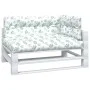 Pallet cushions 3 pieces leaf print fabric by vidaXL, Cushions for chairs and sofas - Ref: Foro24-360773, Price: 66,04 €, Dis...