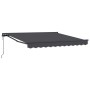Toldo Retráctil Antracita 300x250 cm tela