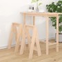 Solid pine wood stools, set of 2, 40x40x75 cm by vidaXL, Folding stools and chairs - Ref: Foro24-823669, Price: 54,04 €, Disc...