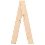 Solid pine wood stools, set of 2, 40x40x75 cm by vidaXL, Folding stools and chairs - Ref: Foro24-823669, Price: 53,07 €, Disc...