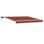 Toldo Retráctil with Manual 300 x 250 cm Naranja y marrón
