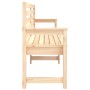 Gartenbank aus massivem Kiefernholz 203,5x48x91,5 cm von vidaXL, Gartenbänke - Ref: Foro24-824074, Preis: 143,11 €, Rabatt: %