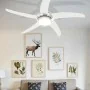 Ceiling fan adorned with lamp 128 cm white by vidaXL, Ceiling fans - Ref: Foro24-50538, Price: 138,62 €, Discount: %