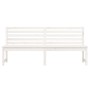 Gartenbank aus massivem weißem Kiefernholz 201,5 cm von vidaXL, Gartenbänke - Ref: Foro24-824047, Preis: 157,76 €, Rabatt: %