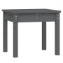 Gartenbank aus massivem grauem Kiefernholz 50x44x45 cm von vidaXL, Gartenbänke - Ref: Foro24-823992, Preis: 46,31 €, Rabatt: %