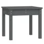 Gartenbank aus massivem grauem Kiefernholz 50x44x45 cm von vidaXL, Gartenbänke - Ref: Foro24-823992, Preis: 45,69 €, Rabatt: %