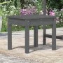 Gartenbank aus massivem grauem Kiefernholz 50x44x45 cm von vidaXL, Gartenbänke - Ref: Foro24-823992, Preis: 45,69 €, Rabatt: %