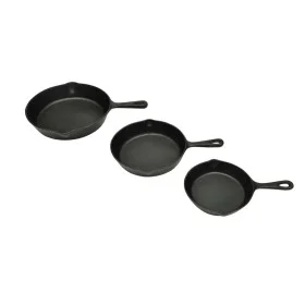 Set of 3 cast iron grill pans by vidaXL, Planks - Ref: Foro24-50122, Price: 42,56 €, Discount: %
