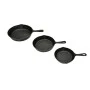Set de 3 sartenes grill de hierro fundido de vidaXL, Planchas - Ref: Foro24-50122, Precio: 42,56 €, Descuento: %