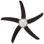 Ceiling fan adorned with lamp 128 cm brown by vidaXL, Ceiling fans - Ref: Foro24-50539, Price: 171,65 €, Discount: %