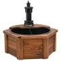 Fuente de agua con bomba madera maciza de abeto 57x57x53 cm de vidaXL, Fuentes y cascadas - Ref: Foro24-363335, Precio: 131,0...