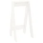 Hocker 2 Einheiten aus massivem weißem Kiefernholz 40x40x75 cm von vidaXL, Klapphocker und Stühle - Ref: Foro24-823670, Preis...