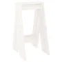 Hocker 2 Einheiten aus massivem weißem Kiefernholz 40x40x75 cm von vidaXL, Klapphocker und Stühle - Ref: Foro24-823670, Preis...