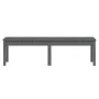 2-Sitzer-Gartenbank, massives graues Kiefernholz, 159,5 x 44 x 45 cm von vidaXL, Gartenbänke - Ref: Foro24-824013, Preis: 69,...
