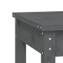 2-seater garden bench solid gray pine wood 159.5x44x45 cm by vidaXL, garden benches - Ref: Foro24-824013, Price: 69,53 €, Dis...