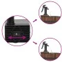 Water fountain with pump and wheels made of fir wood 55x55x80 cm by vidaXL, Fountains and waterfalls - Ref: Foro24-363336, Pr...