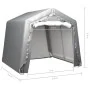 Gray steel storage tent 240x240 cm by vidaXL, Sheds - Ref: Foro24-3079584, Price: 333,00 €, Discount: %