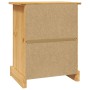 Mesita de noche Corona Range pino mexicano 53x39x66 cm