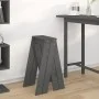 Stools 2 units solid gray pine wood 40x40x75 cm by vidaXL, Folding stools and chairs - Ref: Foro24-823671, Price: 42,37 €, Di...