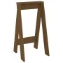 Stools 2 pcs solid honey brown pine wood 40x40x75 cm by vidaXL, Folding stools and chairs - Ref: Foro24-823672, Price: 42,37 ...