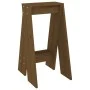 Stools 2 pcs solid honey brown pine wood 40x40x75 cm by vidaXL, Folding stools and chairs - Ref: Foro24-823672, Price: 42,37 ...
