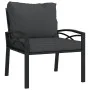 Garden chairs 2 pcs steel with gray cushions 68x76x79 cm by vidaXL, Modular outdoor sofas - Ref: Foro24-362715, Price: 215,73...
