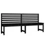 Gartenbank aus massivem Kiefernholz schwarz 201,5 cm von vidaXL, Gartenbänke - Ref: Foro24-824050, Preis: 159,24 €, Rabatt: %