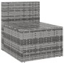 Central garden sofas with cushions 2 units gray synthetic rattan by vidaXL, Outdoor sofas - Ref: Foro24-362333, Price: 120,20...