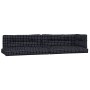 Cojines para palés 5 piezas tela a cuadros negro by vidaXL, Cushions for chairs and sofas - Ref: Foro24-360793, Price: 115,47...