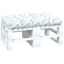 Cojín para palés tela estampado de hojas 120x80x12 cm by vidaXL, Cushions for chairs and sofas - Ref: Foro24-360531, Price: 4...