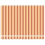 Toldo Retráctil Manual Amarillo y Naranja 300x250 cm tela