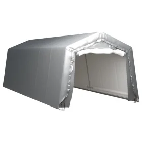 Carpa de almacenamiento acero gris 300x750 cm de vidaXL, Cobertizos - Ref: Foro24-3079589, Precio: 586,63 €, Descuento: %