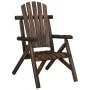 Gartenstuhl aus massivem Tannenholz 68x86x103 von vidaXL, Modulare Sofas für den Außenbereich - Ref: Foro24-363344, Preis: 13...