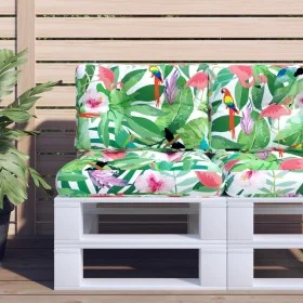 Cushion for pallets multicolored fabric 60x40x12 cm by vidaXL, Cushions for chairs and sofas - Ref: Foro24-360574, Price: 20,...