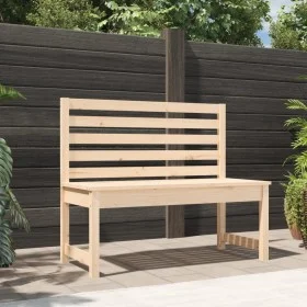 Garden bench solid pine wood 109 cm by vidaXL, garden benches - Ref: Foro24-824032, Price: 81,20 €, Discount: %