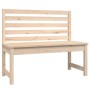 Gartenbank aus massivem Kiefernholz 109 cm von vidaXL, Gartenbänke - Ref: Foro24-824032, Preis: 82,27 €, Rabatt: %