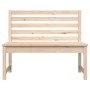 Gartenbank aus massivem Kiefernholz 109 cm von vidaXL, Gartenbänke - Ref: Foro24-824032, Preis: 82,27 €, Rabatt: %