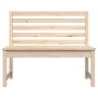 Gartenbank aus massivem Kiefernholz 109 cm von vidaXL, Gartenbänke - Ref: Foro24-824032, Preis: 81,06 €, Rabatt: %